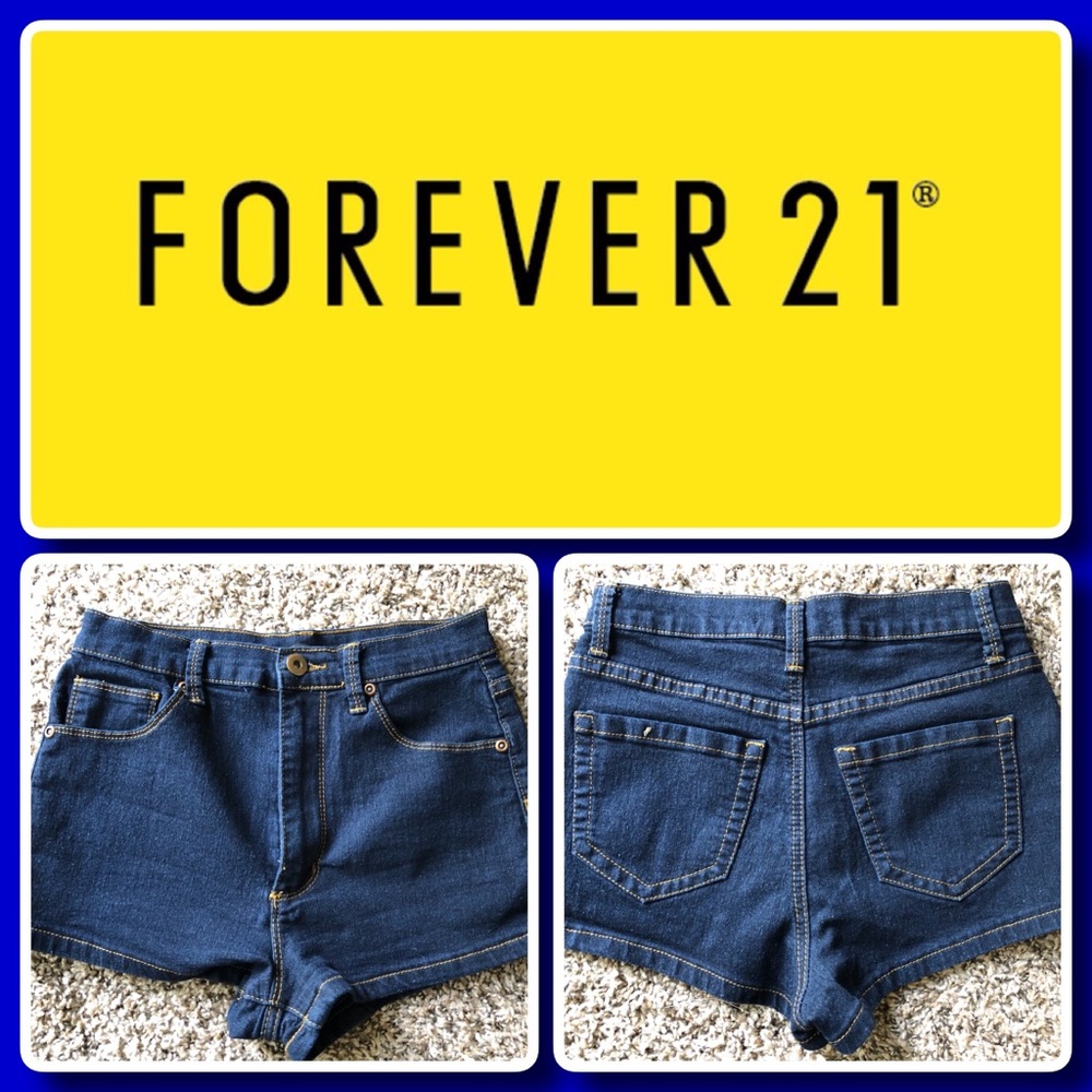 Forever 21 High Waisted Denim Shorts NEVER WORN💕